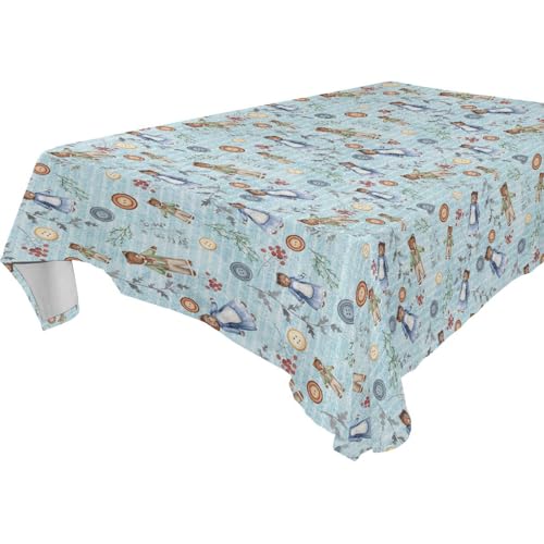 Tischdecke mit bunten Knöpfen, abwischbar für Küche und Esszimmer, Halloween, 1,8 m - 2,4 m, staubdicht, Weihnachtstischschutz für Esszimmer, 1 Stück, Größe 137 x 183 cm Tischdecke mit bunten Knöpfen, abwischbar für Küche und Esszimmer, Halloween, 1,8 m - 2,4 m, staubdicht, Weihnachtstischschutz für Esszimmer, 1 Stück, Größe 137 x 183 cm von famyily