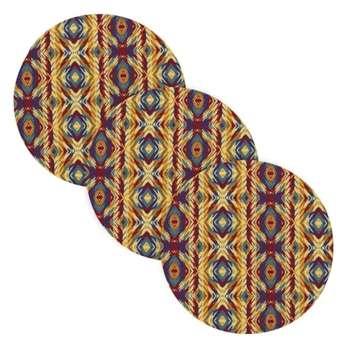 Topfuntersetzer-Set für heiße Töpfe und Pfannen, 38,1 cm, Baumwollgarn, gewebt, Topflappen, Halter für Instant-Topf, Heimdekoration, Pfirsich, unregelmäßig, künstlerisch, abstrakt, 3-teilig Topfuntersetzer-Set für heiße Töpfe und Pfannen, 38,1 cm, Baumwollgarn, gewebt, Topflappen, Halter für Instant-Topf, Heimdekoration, Pfirsich, unregelmäßig, künstlerisch, abstrakt, 3-teilig von famyily