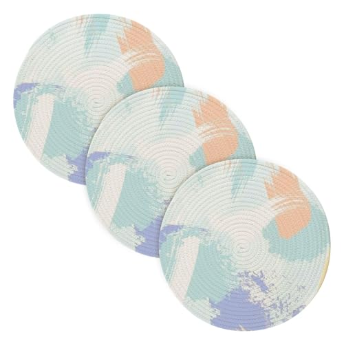 Topfuntersetzer für heiße Gerichte, 38,1 cm, Baumwollgarn, Topflappen-Set, Halter für sofortigen Topfschutz, Theke, Blau, Öl, Camouflage, 3 Stück Topfuntersetzer für heiße Gerichte, 38,1 cm, Baumwollgarn, Topflappen-Set, Halter für sofortigen Topfschutz, Theke, Blau, Öl, Camouflage, 3 Stück von famyily