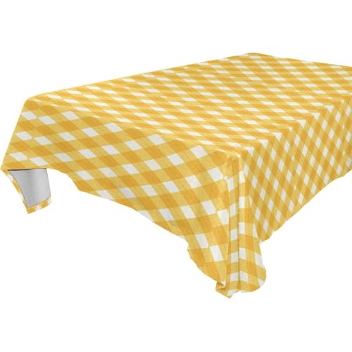 famyily Boho-Tischdecke, abwischbar, für Küche und Esszimmer, Picknick, 1,8 m - 2,4 m, auslaufsicher, Buffet, Abendessen, Esstisch, wasserdicht, 1 Stück, Größe 137 x 183 cm, Gelb und Weiß famyily Boho-Tischdecke, abwischbar, für Küche und Esszimmer, Picknick, 1,8 m - 2,4 m, auslaufsicher, Buffet, Abendessen, Esstisch, wasserdicht, 1 Stück, Größe 137 x 183 cm, Gelb und Weiß von famyily