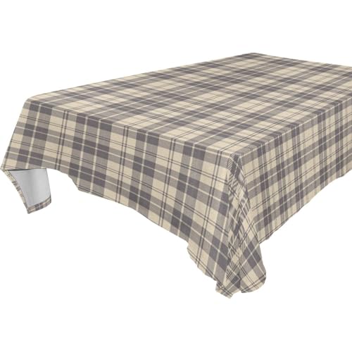 famyily Braune, schmutzabweisende Tischdecke, abwischbar, für Küche und Esszimmer, Bankett, 1,8 m - 2,4 m, passend für Hochzeitstisch, 1 Stück, Größe 137 x 183 cm von famyily