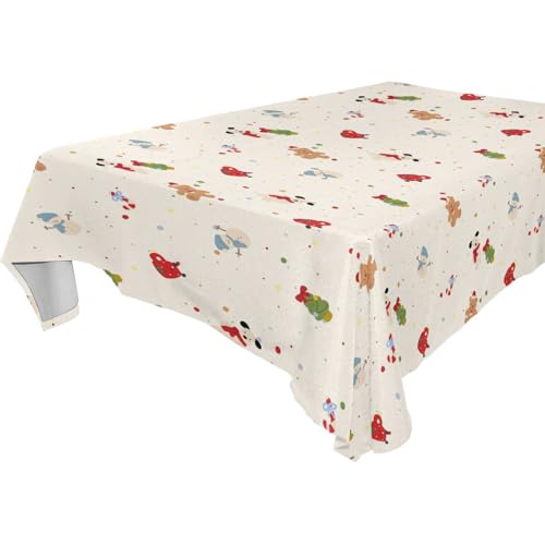 famyily Bunte Tischdecke mit rotem Gingham-Muster, abwischbar, für Küche und Esszimmer, Outdoor, 1,8 m - 2,4 m, knitterfrei, Weihnachts-/Esszimmer-Tischdecke, 1 Stück, Größe 137 x 183 cm famyily Bunte Tischdecke mit rotem Gingham-Muster, abwischbar, für Küche und Esszimmer, Outdoor, 1,8 m - 2,4 m, knitterfrei, Weihnachts-/Esszimmer-Tischdecke, 1 Stück, Größe 137 x 183 cm von famyily