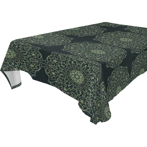 famyily Kleine, quadratische Tischdecke mit buntem Bohemian-Muster, abwischbar, für Küche und Esszimmer, Buffet, Abendessen, 1,8 m - 2,4 m, wiederverwendbar, Hochzeit, Rot, 1 Stück, Größe 137 x 183 cm famyily Kleine, quadratische Tischdecke mit buntem Bohemian-Muster, abwischbar, für Küche und Esszimmer, Buffet, Abendessen, 1,8 m - 2,4 m, wiederverwendbar, Hochzeit, Rot, 1 Stück, Größe 137 x 183 cm von famyily