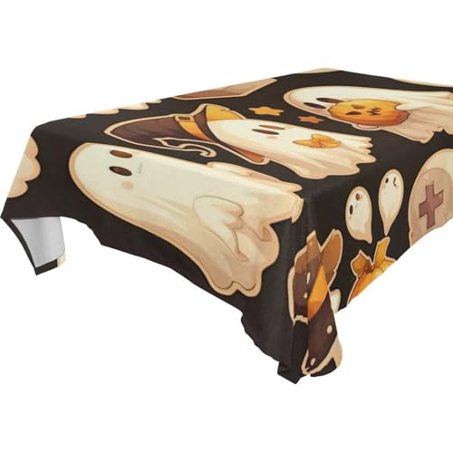 famyily Niedliche Halloween-Party-Tischdecke, abwischbar für Küche und Esszimmer, Bankett, 1,8 m - 2,4 m, angepasste Tischdecke, 1 Stück, Größe 137 x 183 cm famyily Niedliche Halloween-Party-Tischdecke, abwischbar für Küche und Esszimmer, Bankett, 1,8 m - 2,4 m, angepasste Tischdecke, 1 Stück, Größe 137 x 183 cm von famyily