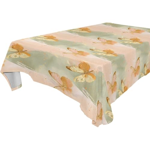famyily Rechteckige Tischdecke mit Gouache-Schmetterlings-Motiv, abwischbar, für Küche und Esszimmer, für den täglichen Gebrauch, auslaufsicher, 1,8 m - 2,4 m, Schwarz, 1 Stück, Größe 137 x 183 cm famyily Rechteckige Tischdecke mit Gouache-Schmetterlings-Motiv, abwischbar, für Küche und Esszimmer, für den täglichen Gebrauch, auslaufsicher, 1,8 m - 2,4 m, Schwarz, 1 Stück, Größe 137 x 183 cm von famyily