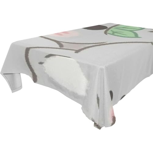 famyily Tischdecke, Motiv: Cartoon, niedlich, grauer Koala, abwaschbar, für Küche und Esszimmer, Grill, 1,8 m - 2,4 m, stabile Geburtstagstischdecke, 1 Stück, Größe 137 x 183 cm famyily Tischdecke, Motiv: Cartoon, niedlich, grauer Koala, abwaschbar, für Küche und Esszimmer, Grill, 1,8 m - 2,4 m, stabile Geburtstagstischdecke, 1 Stück, Größe 137 x 183 cm von famyily