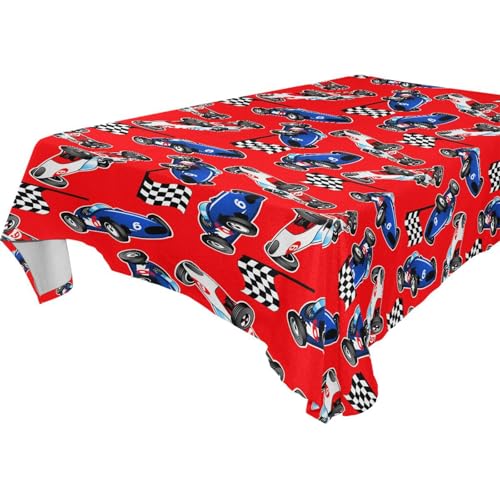 famyily Tischdecke, wasserdicht, abwischbar, für Küche und Esszimmer, Geburtstag, 1,8 m - 2,4 m, knitterfrei, für Cafés, Picknicktische, 1 Stück, Größe 137 x 183 cm, Rot / Weiß / Blau famyily Tischdecke, wasserdicht, abwischbar, für Küche und Esszimmer, Geburtstag, 1,8 m - 2,4 m, knitterfrei, für Cafés, Picknicktische, 1 Stück, Größe 137 x 183 cm, Rot / Weiß / Blau von famyily