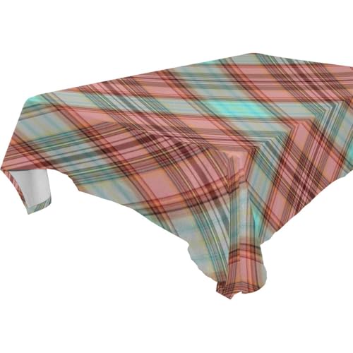 famyily Tischdecke im Vintage-Stil, rechteckig, abwischbar, für Küche und Esszimmer, Teetisch, 1,8 m - 2,4 m, stabile Hochzeits-Tischdecke, 1 Stück, Größe 137 x 183 cm, Braun / Blau famyily Tischdecke im Vintage-Stil, rechteckig, abwischbar, für Küche und Esszimmer, Teetisch, 1,8 m - 2,4 m, stabile Hochzeits-Tischdecke, 1 Stück, Größe 137 x 183 cm, Braun / Blau von famyily
