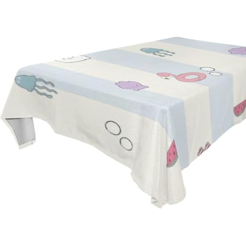 famyily Tischdecke mit niedlichem Cartoon-Welpen-Motiv, abwischbar, für Küche und Esszimmer, Innenbereich, 1,8 m - 2,4 m, wiederverwendbar, Grill-/Esstischabdeckung, 1 Stück, Größe 137 x 183 cm famyily Tischdecke mit niedlichem Cartoon-Welpen-Motiv, abwischbar, für Küche und Esszimmer, Innenbereich, 1,8 m - 2,4 m, wiederverwendbar, Grill-/Esstischabdeckung, 1 Stück, Größe 137 x 183 cm von famyily