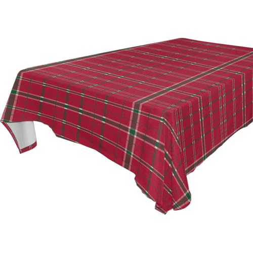 famyily Tischdecke mit weihnachtlichem Muster, abwischbar, für Küche und Esszimmer, für den täglichen Gebrauch, 1,8 m - 2,4 m, lichtecht, transparent, 1 Stück, Größe 137 x 183 cm, Rot und Weiß famyily Tischdecke mit weihnachtlichem Muster, abwischbar, für Küche und Esszimmer, für den täglichen Gebrauch, 1,8 m - 2,4 m, lichtecht, transparent, 1 Stück, Größe 137 x 183 cm, Rot und Weiß von famyily