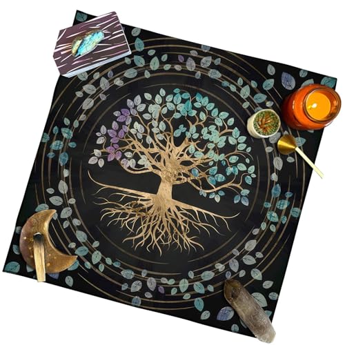 Altartisch – rutschfeste Mehrzweck-Tischdecken | Geheimnisvolles Tarot-Zubehör, tragbare Tischdecke für Picknicks, Tarotkarten, Partys Altartisch – rutschfeste Mehrzweck-Tischdecken | Geheimnisvolles Tarot-Zubehör, tragbare Tischdecke für Picknicks, Tarotkarten, Partys von fanelod