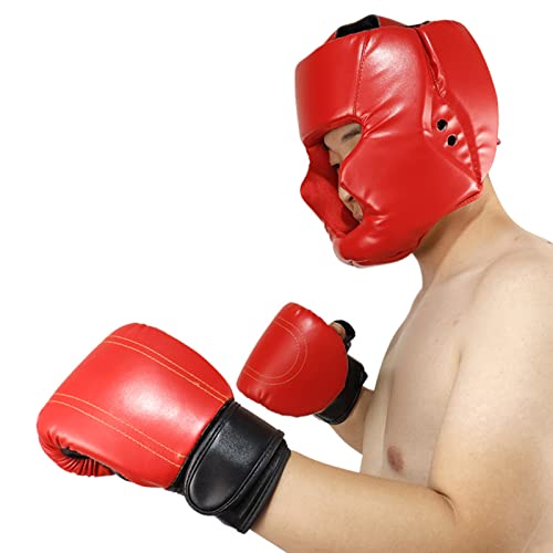 Boxen Kopfbedeckung MMA Kickboxen Kopfbedeckung Kampfsport Boxhelm Boxen Kopfschutz mit Absorption Kopfbedeckung Muay Thai Full Face für maximale Sicherheit Boxen Kopfbedeckung MMA Kickboxen Kopfbedeckung Kampfsport Boxhelm Boxen Kopfschutz mit Absorption Kopfbedeckung Muay Thai Full Face für maximale Sicherheit von fanelod