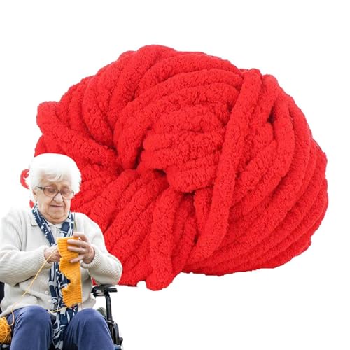 Chenille Garn, Chunky Chenille Garn für Decke, Chenille Garn Chunky, Chenille Super Soft Chunky Garn, Chunky Blanket Yarn for Knitting, Chunky Yarn for Hand Knitting, Blanket, Crocheting, Crafts von fanelod