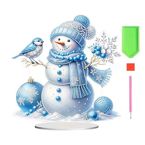 Edelsteinkunst-Schreibtisch-Ornamente, Weihnachtsmotiv, Acrylfarbe, Schreibtisch-Ornamente für Zuhause, Wohnzimmer, Strasskunst für Erwachsene und Anfänger Edelsteinkunst-Schreibtisch-Ornamente, Weihnachtsmotiv, Acrylfarbe, Schreibtisch-Ornamente für Zuhause, Wohnzimmer, Strasskunst für Erwachsene und Anfänger von fanelod