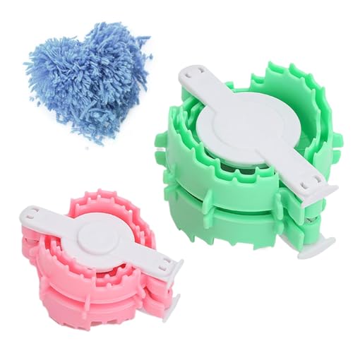 Garnmacher, Herzform, Garn Häkeln, Flaumball, Webwerkzeug, tragbares Maker-Werkzeug-Set, Pom-Kugelwickler, handgefertigtes Flusenball-Webwerkzeug für Wollstrickhandwerk Garnmacher, Herzform, Garn Häkeln, Flaumball, Webwerkzeug, tragbares Maker-Werkzeug-Set, Pom-Kugelwickler, handgefertigtes Flusenball-Webwerkzeug für Wollstrickhandwerk von fanelod