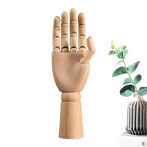 Holzhandmodell – Holzhandzeichnungsmodell, flexible Gelenke, Künstlerpuppe, Holzmodell zum Skizzieren und Malen Holzhandmodell – Holzhandzeichnungsmodell, flexible Gelenke, Künstlerpuppe, Holzmodell zum Skizzieren und Malen von fanelod