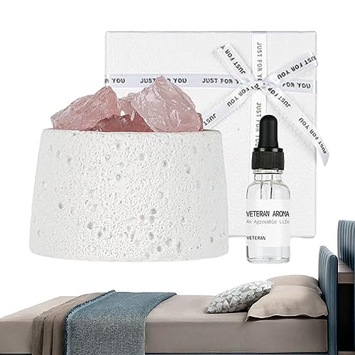 Kabelloser Diffusor | Nicht-elektrischer Stein-Aromatherapie-Öl-Diffusor – Raumdiffusor, langanhaltendes Duftöl für Badezimmer, Schreibtisch und Wohnzimmer- von fanelod