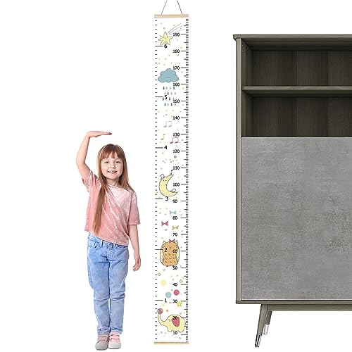 Kinder-Messtabelle für die Wand, Wandlineal für Kinder, Höhenlineal, Cartoon-Design, Aufzeichnung von Wachstum und Höhenmessung für Kinder und Kinder Kinder-Messtabelle für die Wand, Wandlineal für Kinder, Höhenlineal, Cartoon-Design, Aufzeichnung von Wachstum und Höhenmessung für Kinder und Kinder von fanelod