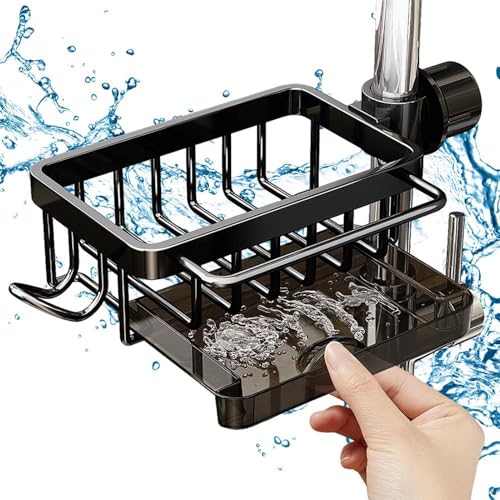 Küchenspüle Wasserhahn Organizer – Schwammhalter Küchenarmatur-Organizer | Küchenspüle Ablauf-Organizer | Ordentlicher Wasserhahn, multifunktionaler Küchenspüle-Organizer über Wasserhahn, für Küchenspüle Wasserhahn Organizer – Schwammhalter Küchenarmatur-Organizer | Küchenspüle Ablauf-Organizer | Ordentlicher Wasserhahn, multifunktionaler Küchenspüle-Organizer über Wasserhahn, für von fanelod