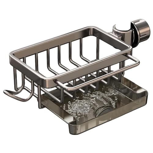 Küchenspüle Wasserhahn Organizer – Schwammhalter Küchenarmatur-Organizer | Küchenspüle Ablauf-Organizer | Ordentlicher Wasserhahn, multifunktionaler Küchenspüle-Organizer über Wasserhahn, für Küchenspüle Wasserhahn Organizer – Schwammhalter Küchenarmatur-Organizer | Küchenspüle Ablauf-Organizer | Ordentlicher Wasserhahn, multifunktionaler Küchenspüle-Organizer über Wasserhahn, für von fanelod