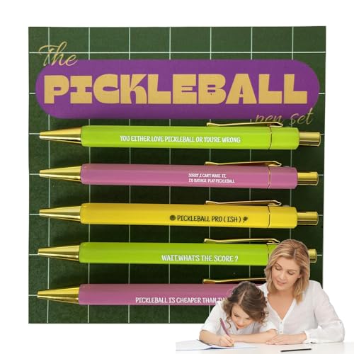 Lustige Stifte für Kollegen, einziehbarer Schreibstift, lustige Schreibgeräte, einziehbare Kugelschreiber, schwarze Tinte, für Zuhause, 5 Stück Lustige Stifte für Kollegen, einziehbarer Schreibstift, lustige Schreibgeräte, einziehbare Kugelschreiber, schwarze Tinte, für Zuhause, 5 Stück von fanelod