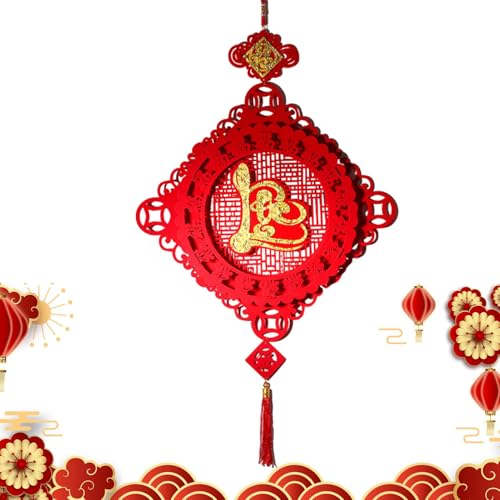 Mond-Neujahrs-Dekorationen – Glücks-Ornament, roter Frühlings-Festivalschmuck, Glücksfigur-Dekoration, kreative dekorative Ornamente für Zuhause, Firmen, Geschäfte Mond-Neujahrs-Dekorationen – Glücks-Ornament, roter Frühlings-Festivalschmuck, Glücksfigur-Dekoration, kreative dekorative Ornamente für Zuhause, Firmen, Geschäfte von fanelod