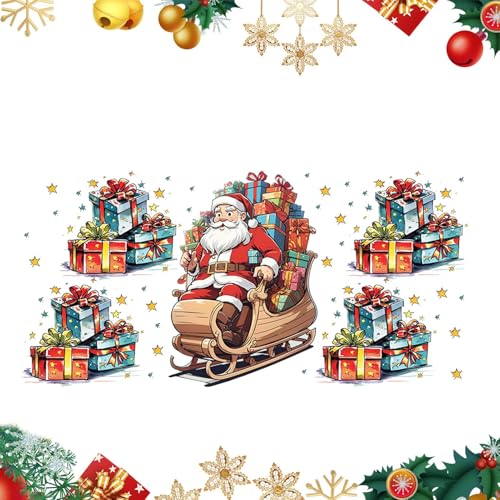 Weihnachtstassenaufkleber - Dekorative Weihnachtsbrillenaufkleber | Weihnachtsaufkleber für Glasbecher | Weihnachtsabziehbilder | wasserdichte Weihnachtsglasaufkleber für Tassen, Abziehbilder Weihnachtstassenaufkleber - Dekorative Weihnachtsbrillenaufkleber | Weihnachtsaufkleber für Glasbecher | Weihnachtsabziehbilder | wasserdichte Weihnachtsglasaufkleber für Tassen, Abziehbilder von fanelod