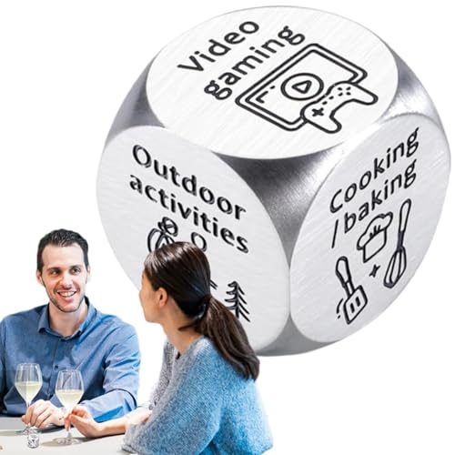 Würfel, Entscheidungswürfel – Datum Nacht Würfel, Entscheidungswürfel für Paare, kreatives Date-Nacht-Würfelspiel, Spielzubehör, Ideen, Stahl, Neuheit, Spielzeug für Valentinstag und Geburtstag Würfel, Entscheidungswürfel – Datum Nacht Würfel, Entscheidungswürfel für Paare, kreatives Date-Nacht-Würfelspiel, Spielzubehör, Ideen, Stahl, Neuheit, Spielzeug für Valentinstag und Geburtstag von fanelod