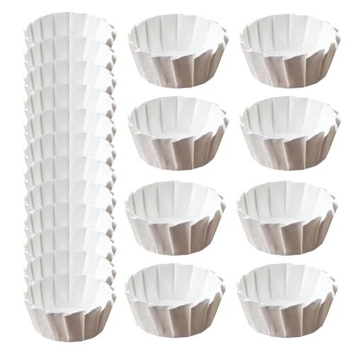 fanelod Backförmchen, Cupcake-Einlagen – 50 x Kuchenformen für baskische Kuchen, 10,2 cm, 15,2 cm, 20,3 cm, Backformen, Backformen, Pergamentpapier, runde Backformen für Kuchenbälle, Muffins fanelod Backförmchen, Cupcake-Einlagen – 50 x Kuchenformen für baskische Kuchen, 10,2 cm, 15,2 cm, 20,3 cm, Backformen, Backformen, Pergamentpapier, runde Backformen für Kuchenbälle, Muffins von fanelod