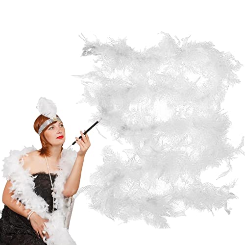 fanelod Federboas | 2 m Federn für Kleid, 7 Farben, für Hochzeit, Halloween-Kostüm, Weihnachtsbaum, Dekoration fanelod Federboas | 2 m Federn für Kleid, 7 Farben, für Hochzeit, Halloween-Kostüm, Weihnachtsbaum, Dekoration von fanelod