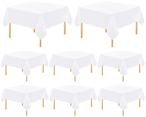 fani Quadratische Tischdecke, 132 x 132 cm, weiße Tischdecke für quadratischen Tisch, flecken- und knitterfrei, waschbar, Polyester-Tischdecke, dekorative Stoff-Tischdecke für Hochzeitsbuffet-Partys fani Quadratische Tischdecke, 132 x 132 cm, weiße Tischdecke für quadratischen Tisch, flecken- und knitterfrei, waschbar, Polyester-Tischdecke, dekorative Stoff-Tischdecke für Hochzeitsbuffet-Partys von fani