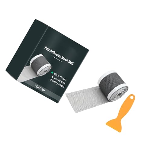 fanlangyi Selbstklebendes Fenstergitter-Rolle, Einweg-Klebeband für Badezimmer, Dusche, Bodenablauf, Netz-Aufkleber, Reparaturband mit Schaufel, selbstklebendes Netz-Rollenband fanlangyi Selbstklebendes Fenstergitter-Rolle, Einweg-Klebeband für Badezimmer, Dusche, Bodenablauf, Netz-Aufkleber, Reparaturband mit Schaufel, selbstklebendes Netz-Rollenband von fanlangyi