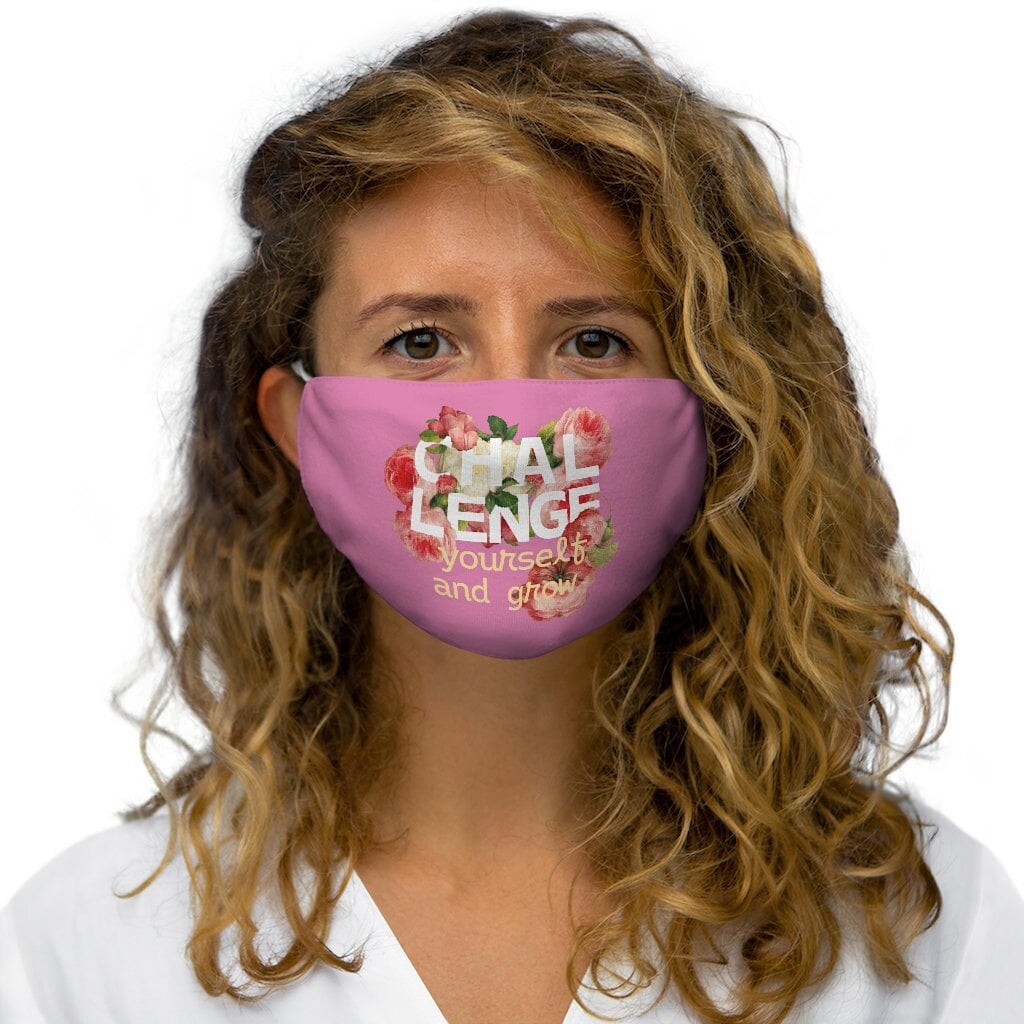 Motivation Face Mask, Inspiring Challenge Yourself Motivation Face Mask, Inspiring Challenge Yourself von fashionplusIQ