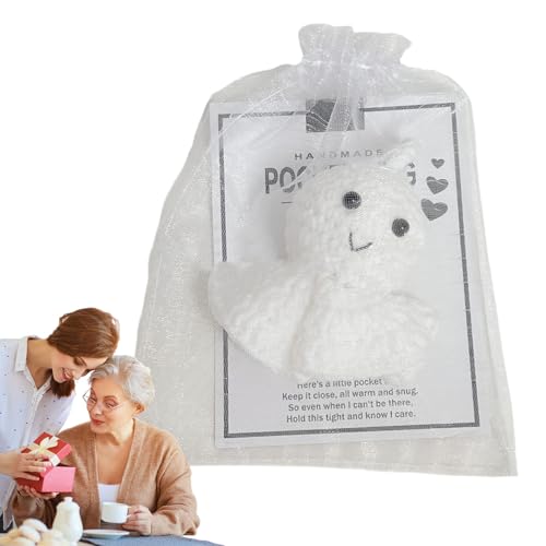 fayarrd Gehäkeltes Panda-Kuscheltier,Panda-Häkeltier,Tiere Spielzeugpuppe - Handgefertigtes gehäkeltes Panda-Kuscheltier mit Grußkarte und Organza-Paket für Thanksgiving, Kindertag, Weihnachten, fayarrd Gehäkeltes Panda-Kuscheltier,Panda-Häkeltier,Tiere Spielzeugpuppe - Handgefertigtes gehäkeltes Panda-Kuscheltier mit Grußkarte und Organza-Paket für Thanksgiving, Kindertag, Weihnachten, von fayarrd