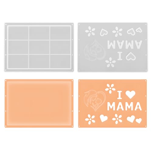 fayarrd Mama Silikonform | Silikonformen Für Epoxidharz & Bastelprojekte | Hohlbuchstaben Blumentablett Zubehör Formen Bastelsets Für Küchenkunstprojekte fayarrd Mama Silikonform | Silikonformen Für Epoxidharz & Bastelprojekte | Hohlbuchstaben Blumentablett Zubehör Formen Bastelsets Für Küchenkunstprojekte von fayarrd