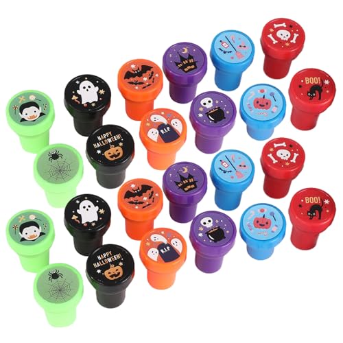 fayarrd Süßes oder Saures-Stempel, Halloween-Stempelset,24-teiliges Stempelset mit Selbsttinte-Stempel | Süßes oder Saures, süße Partygeschenke, gruselige Cartoon-Spielpreise für Halloween fayarrd Süßes oder Saures-Stempel, Halloween-Stempelset,24-teiliges Stempelset mit Selbsttinte-Stempel | Süßes oder Saures, süße Partygeschenke, gruselige Cartoon-Spielpreise für Halloween von fayarrd