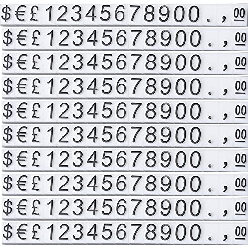 feedal Preisschilder, Preis-Anzeigewürfel, verstellbar, Zahlenzähler, Ständer, Etiketten, Verkaufspreisblöcke, 170 Stück, für Schmuck, Uhren, Ringe, Dollar-Preise, Show-Kit, Weiß feedal Preisschilder, Preis-Anzeigewürfel, verstellbar, Zahlenzähler, Ständer, Etiketten, Verkaufspreisblöcke, 170 Stück, für Schmuck, Uhren, Ringe, Dollar-Preise, Show-Kit, Weiß von feedal