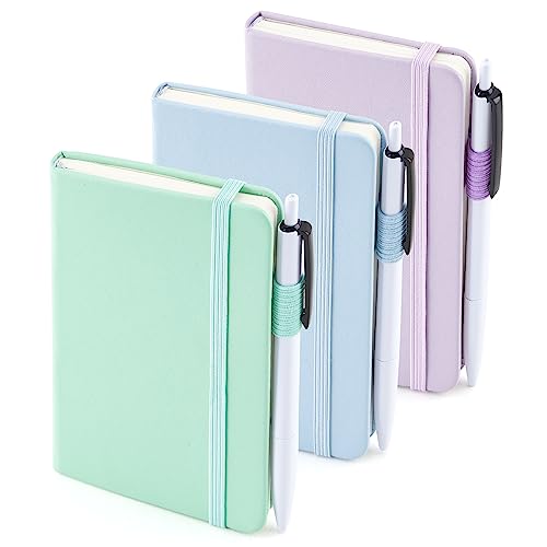 feela Notizbuch A6, 3 Stück Notizbücher Set, Journale Buch Bulk mit 3 Gelstiften schwarz, 80 GSM, 112 Seiten, 8,89x13,97cm, Mini Notizblock Set geeignet für Büro und Schule, Notizheft mit 3 Farben feela Notizbuch A6, 3 Stück Notizbücher Set, Journale Buch Bulk mit 3 Gelstiften schwarz, 80 GSM, 112 Seiten, 8,89x13,97cm, Mini Notizblock Set geeignet für Büro und Schule, Notizheft mit 3 Farben von feela
