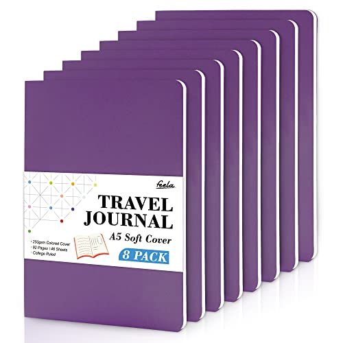 feela Notizbücher mit weichem Einband, A5, liniert, College, liniert für die Arbeit, liniertes Reisetagebuch für Damen und Herren, Notizblock, Schulbedarf, Business, Schreiben, Notizbücher, feela Notizbücher mit weichem Einband, A5, liniert, College, liniert für die Arbeit, liniertes Reisetagebuch für Damen und Herren, Notizblock, Schulbedarf, Business, Schreiben, Notizbücher, von feela