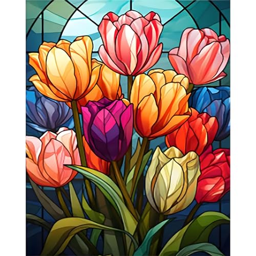 Blume Malen nach Zahlen Erwachsene, DIY Handgemalt Ölgemälde Kit für Anfänger, Malen nach Zahlen Leinwand, Pinseln und Acrylfarbe für Home Wanddekoration 30x40cm Blume Malen nach Zahlen Erwachsene, DIY Handgemalt Ölgemälde Kit für Anfänger, Malen nach Zahlen Leinwand, Pinseln und Acrylfarbe für Home Wanddekoration 30x40cm von feelive