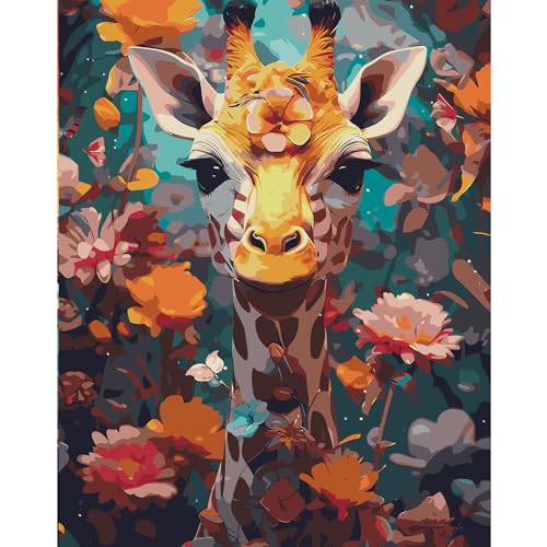 Hirsch Malen nach Zahlen Erwachsene, Blume DIY Handgemalt Ölgemälde Kit für Anfänger, Malen nach Zahlen Leinwand, Pinseln und Acrylfarbe für Home Wanddekoration 30x40cm Hirsch Malen nach Zahlen Erwachsene, Blume DIY Handgemalt Ölgemälde Kit für Anfänger, Malen nach Zahlen Leinwand, Pinseln und Acrylfarbe für Home Wanddekoration 30x40cm von feelive