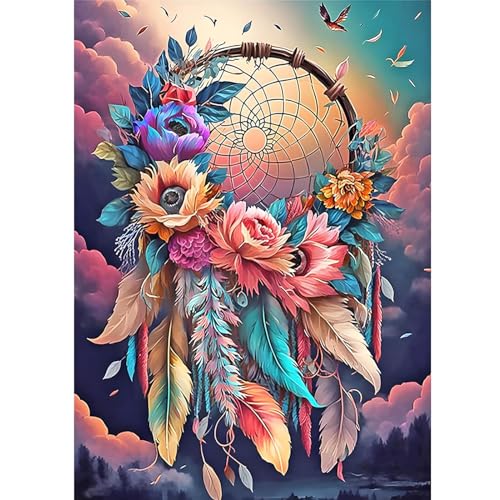Traumfänger Malen nach Zahlen Erwachsene, DIY Handgemalt Ölgemälde Kit für Anfänger, Malen nach Zahlen Leinwand, Pinseln und Acrylfarbe für Home Wanddekoration 30x40cm Traumfänger Malen nach Zahlen Erwachsene, DIY Handgemalt Ölgemälde Kit für Anfänger, Malen nach Zahlen Leinwand, Pinseln und Acrylfarbe für Home Wanddekoration 30x40cm von feelive