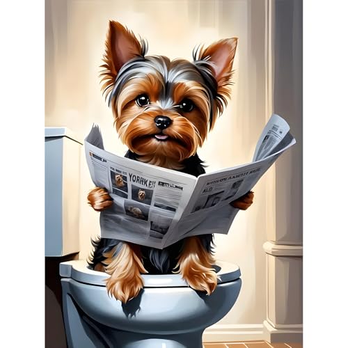feelive Hund Diamond Painting Kits für Erwachsene, DIY Diamant Painting Bilder für, Bausätze für Diamantmalerei 5D Runde Steine Diamant Painting für Zuhause Dekor 30x40cm feelive Hund Diamond Painting Kits für Erwachsene, DIY Diamant Painting Bilder für, Bausätze für Diamantmalerei 5D Runde Steine Diamant Painting für Zuhause Dekor 30x40cm von feelive