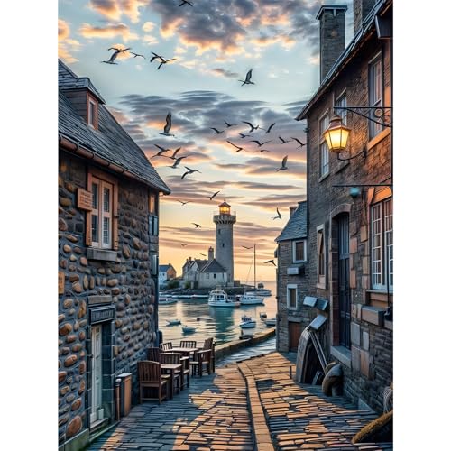feelive Landschaft Diamond Painting Kits für Erwachsene, DIY Diamant Painting Bilder für, Bausätze für Diamantmalerei 5D Runde Steine Diamant Painting für Zuhause Dekor 30x40cm feelive Landschaft Diamond Painting Kits für Erwachsene, DIY Diamant Painting Bilder für, Bausätze für Diamantmalerei 5D Runde Steine Diamant Painting für Zuhause Dekor 30x40cm von feelive
