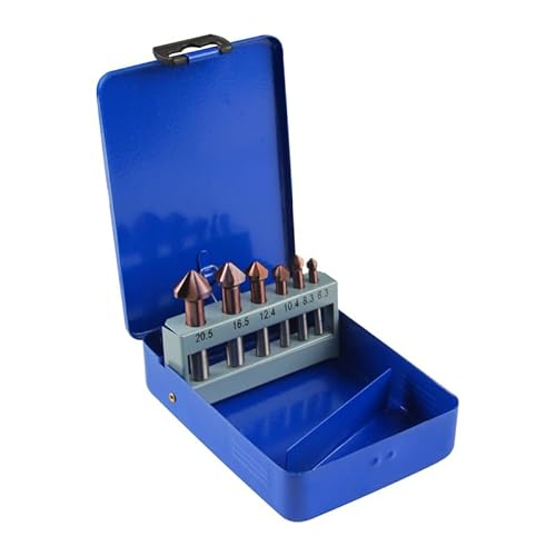 6er Set HSS Kobalt ferrcan Senker für Stahl und Edelstahl, Gusseisen, Aluminium und Kunststoffe 6er Set HSS Kobalt ferrcan Senker für Stahl und Edelstahl, Gusseisen, Aluminium und Kunststoffe von ferrcan