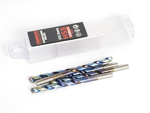 Ferrcan HSS Metallbohrer DIN338 M35 5% Kobalt rainbow finish zum Bohren in Edelstahl, Eisen und anderen Metallen Packung mit 5 Stück pro Maß Ferrcan HSS Metallbohrer DIN338 M35 5% Kobalt rainbow finish zum Bohren in Edelstahl, Eisen und anderen Metallen Packung mit 5 Stück pro Maß von ferrcan