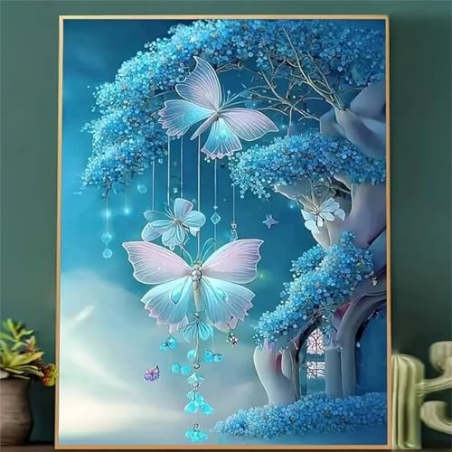 Malen Nach Zahlen Erwachsene Blaues Traumhaus,DIY Handgemalt Ölmalerei Leinwand Kits,mit Pinseln Acrylpigment Paint by Numbers Kits Ölmalerei Bastelset für Geschenk Heimdekoration Ohne Rahmen,45x60cm Malen Nach Zahlen Erwachsene Blaues Traumhaus,DIY Handgemalt Ölmalerei Leinwand Kits,mit Pinseln Acrylpigment Paint by Numbers Kits Ölmalerei Bastelset für Geschenk Heimdekoration Ohne Rahmen,45x60cm von fghgbf