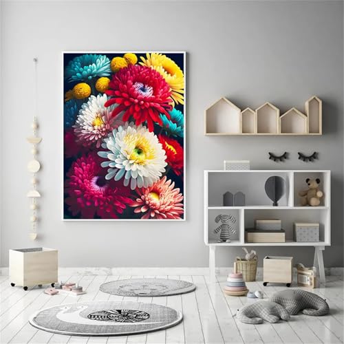 Malen Nach Zahlen Erwachsene Gänseblümchen Weiß Rot,DIY Handgemalt Ölmalerei Leinwand Kits,mit Pinseln Acrylpigment Paint by Numbers Kits Ölmalerei Bastelset für Heimdekoration mit Rahmen,40x50cm Malen Nach Zahlen Erwachsene Gänseblümchen Weiß Rot,DIY Handgemalt Ölmalerei Leinwand Kits,mit Pinseln Acrylpigment Paint by Numbers Kits Ölmalerei Bastelset für Heimdekoration mit Rahmen,40x50cm von fghgbf
