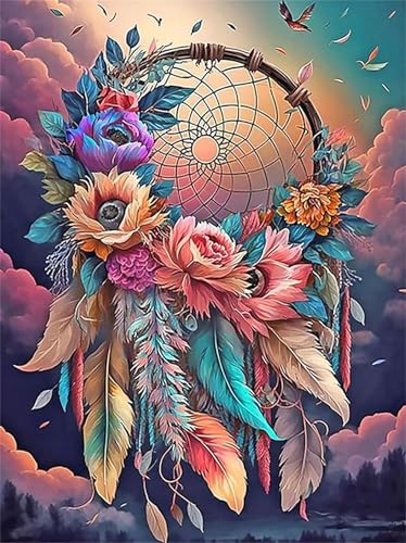 Malen Nach Zahlen Erwachsene Traumfänger Himmel,DIY Handgemalt Ölmalerei Leinwand Kits,mit Pinseln Acrylpigment Paint by Numbers Kits Ölmalerei Bastelset für Geschenk Heimdekoration mit Rahmen,40x50cm Malen Nach Zahlen Erwachsene Traumfänger Himmel,DIY Handgemalt Ölmalerei Leinwand Kits,mit Pinseln Acrylpigment Paint by Numbers Kits Ölmalerei Bastelset für Geschenk Heimdekoration mit Rahmen,40x50cm von fghgbf