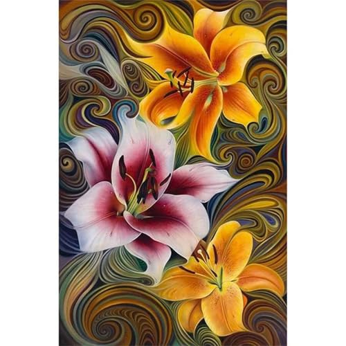 fghgbf 5D Abstract Floral Diamond Painting Kits for Adults Beginners,DIY Square Full Drill Diamond Art Crystal Rhinestone Cross Stitch Painting by Numbers Picture for Home Wall Decor 100x130cm fghgbf 5D Abstract Floral Diamond Painting Kits for Adults Beginners,DIY Square Full Drill Diamond Art Crystal Rhinestone Cross Stitch Painting by Numbers Picture for Home Wall Decor 100x130cm von fghgbf